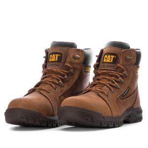 Caterpillar Resorption CT WP Composite Toe Wome’s Work Boots Brown Leather 10W